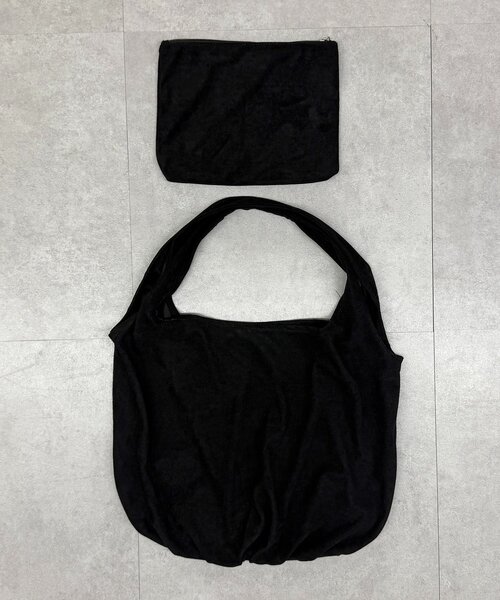 CPCM(シーピーシーエム)の「フェイクスエードワンハンドルショルダーバッグ(トートバッグ・メンズ・キャメル/ベージュ/ブラック・FREE)」の4枚目の写真