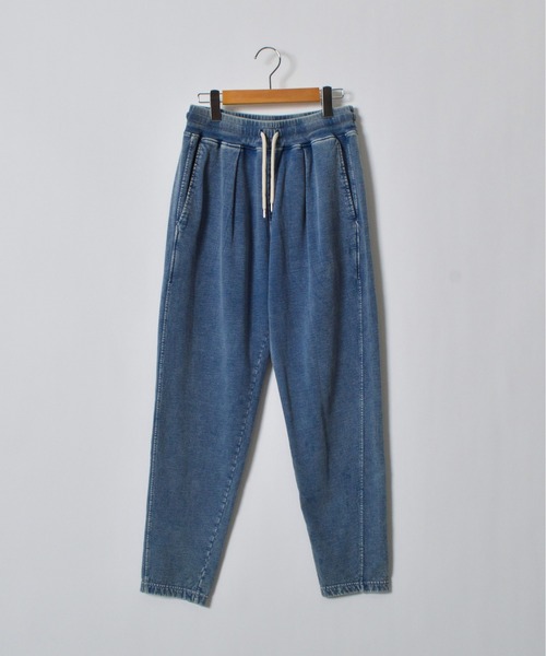 DOUBLE STEAL（ダブルスティール）の「DSインディゴ裏起毛イージースウェットタックテーパードパンツ（スウェットパンツ・メンズ・ブルー/インディゴブルー・LARGE/MEDIUM/SMALL）」の19枚目の写真