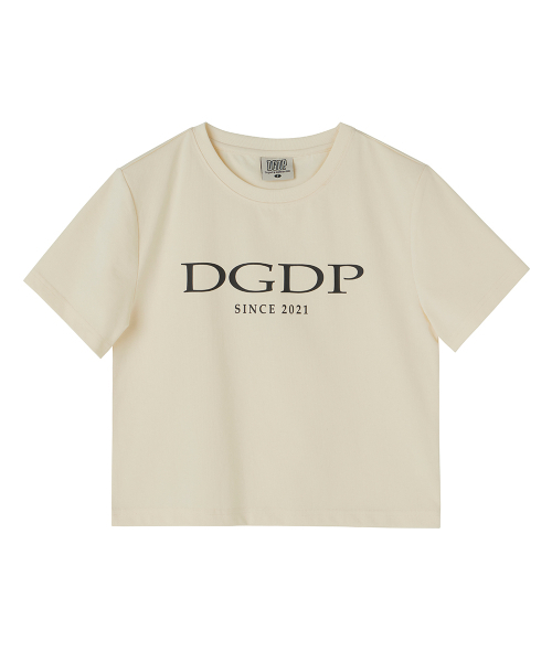 DANGLEDROP(ダングルドロップ)の「DGDPポイントロゴクロップ半袖Tシャツクリーム(Tシャツ/カットソー・レディース・その他・FREE)」の11枚目の写真