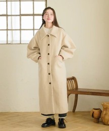 amr.（アムレ）の「ボリュームシャギーコート（ステンカラーコート）」