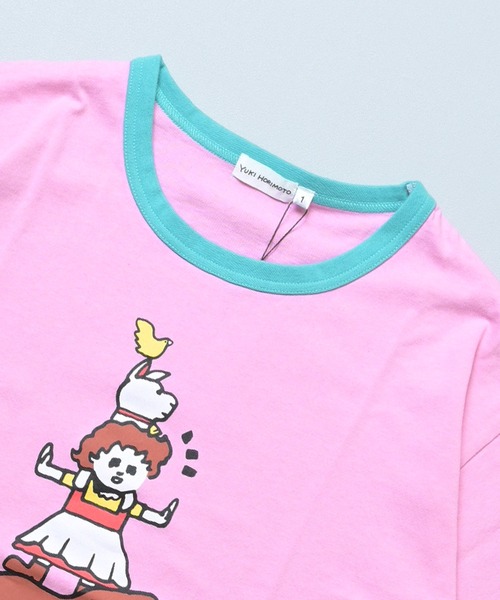 MARKEY'S(マーキーズ)の「【YUKI HORIMOTO】別注 funny Tシャツ/おとな(Tシャツ/カットソー・レディース・ピンク/ブラック/ブルー/オフホワイト・160cm/180cm/170cm)」の19枚目の写真