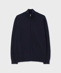 Paul Smith（ポールスミス）の「シグネチャーストライプディテール  フロントジップニット / 163408 962Z（ニット/セーター）」