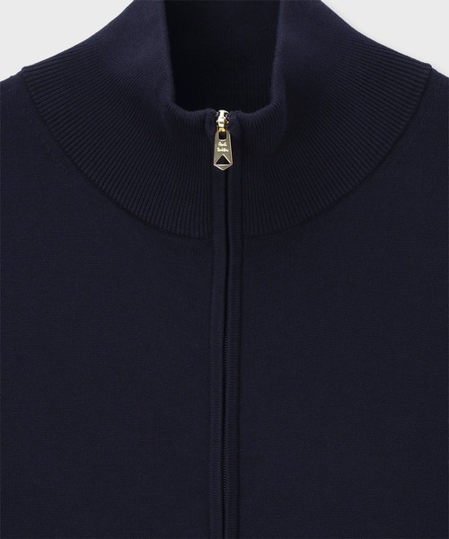 Paul Smith(ポールスミス)の「シグネチャーストライプディテール フロントジップニット / 163408 962Z(ニット/セーター・メンズ・ネイビー/ライトベージュ・X-LARGE/LARGE/MEDIUM)」の9枚目の写真