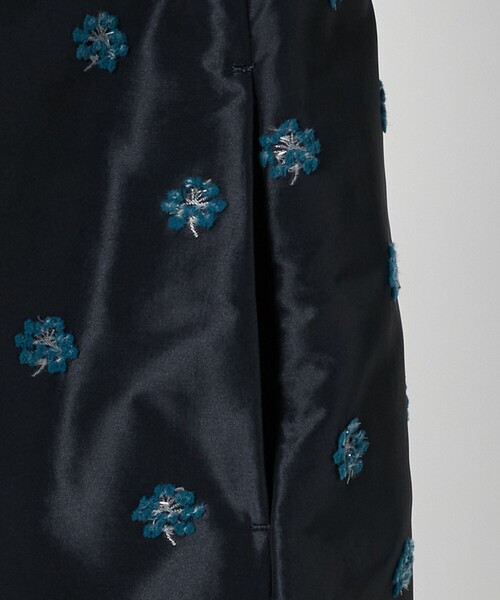 LOEFF（ロエフ）の「＜LOEFF＞ピンポンツリースポンジ ジャガード ワンピース（ワンピース・レディース・ネイビー・0/1）」の12枚目の写真