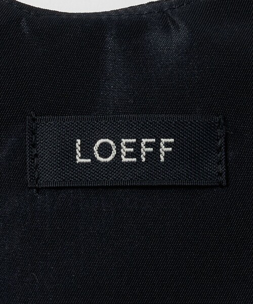 LOEFF（ロエフ）の「＜LOEFF＞ピンポンツリースポンジ ジャガード ワンピース（ワンピース・レディース・ネイビー・0/1）」の16枚目の写真