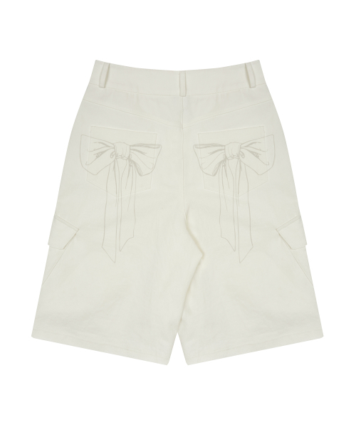 LUVISTRUE（ラヴイズトゥルー）の「SM RIBBON PANTS(WHITE)（その他パンツ・レディース・その他・FREE）」の3枚目の写真