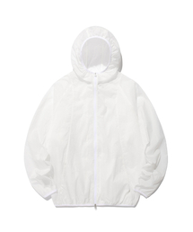 NICE GHOST CLUB（ナイスゴーストクラブ）の「3STARS LIGHTWEIGHT WINDBREAKER_WHITE(NG2FSUJ200A)（ナイロンジャケット）」