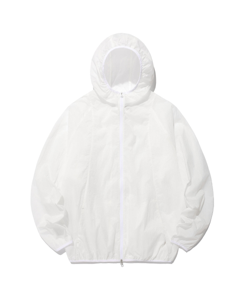 NICE GHOST CLUB(ナイスゴーストクラブ)の「3STARS LIGHTWEIGHT WINDBREAKER_WHITE(NG2FSUJ200A)(ナイロンジャケット・レディース・その他・S/M)」の1枚目の写真