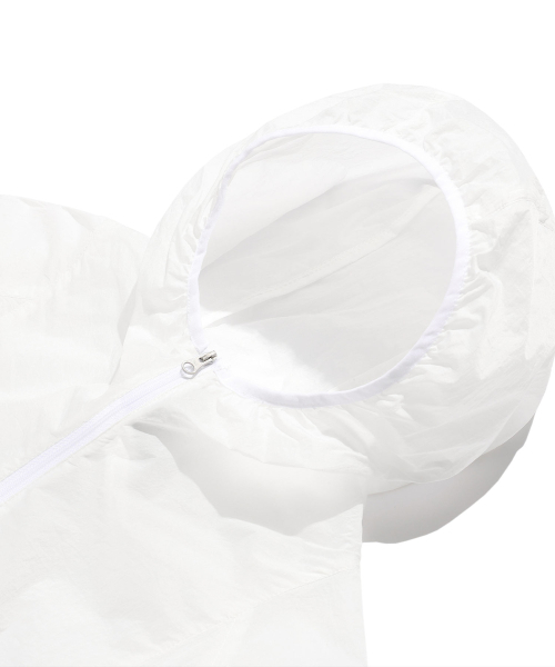 NICE GHOST CLUB(ナイスゴーストクラブ)の「3STARS LIGHTWEIGHT WINDBREAKER_WHITE(NG2FSUJ200A)(ナイロンジャケット・レディース・その他・S/M)」の3枚目の写真