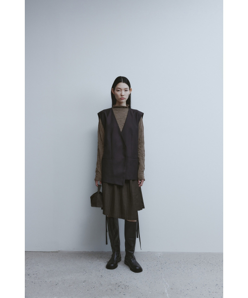 YOUTH(ユース)の「Oversized Tailored Vest - Brown(ベスト・レディース・その他・ONE SIZE)」の3枚目の写真