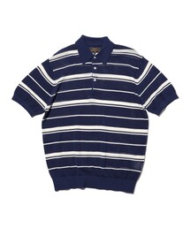 BEAMS PLUS(�r�[���X�v���X)��Mesh Polo Stripe(�|���V���c)