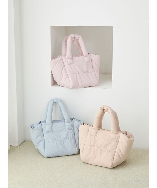 gelato pique（ジェラートピケ）の「ロゴショルダーバッグ（ショルダーバッグ・レディース・ピンク/ベージュ/ブルー・F）」の14枚目の写真