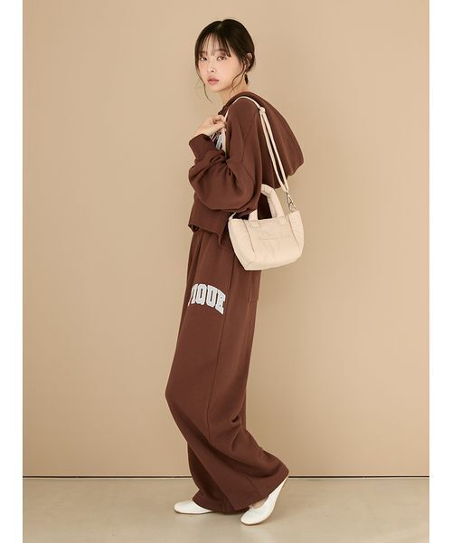 gelato pique（ジェラートピケ）の「ロゴショルダーバッグ（ショルダーバッグ・レディース・ピンク/ベージュ/ブルー・F）」の19枚目の写真