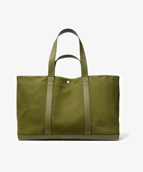 MICHAEL KORS(マイケルコース)の「WHITLEY レザー デュアル ハーネス トート(トートバッグ・メンズ・グリーン系・FREE)」の1枚目の写真