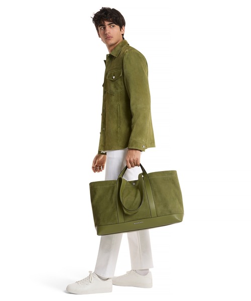 MICHAEL KORS(マイケルコース)の「WHITLEY レザー デュアル ハーネス トート(トートバッグ・メンズ・グリーン系・FREE)」の2枚目の写真