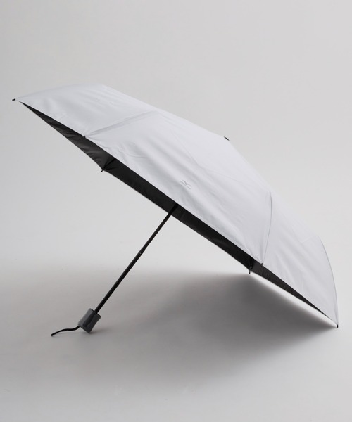 MIZUNO(ミズノ )の「【WEB限定】遮光100% 高遮熱 晴雨兼用 折りたたみ日傘 ヒートブロック(折りたたみ傘・レディース・ホワイト/ライトグレー/グレー・FREE)」の7枚目の写真