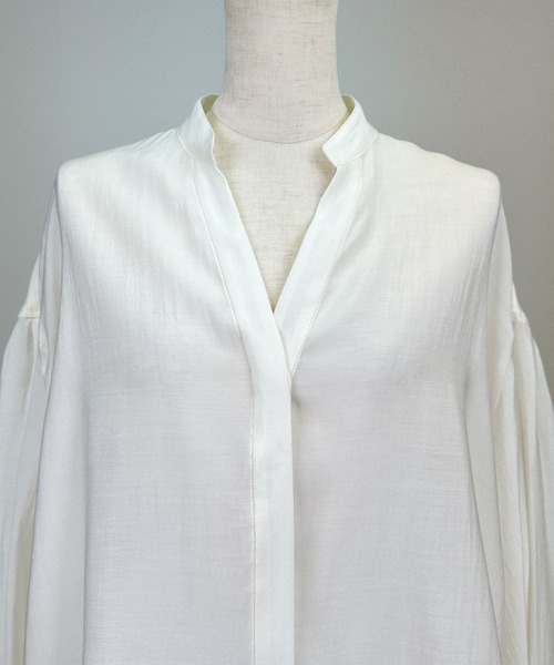 PICCIN（ピッチン）の「バックチュールブラウス（シャツ/ブラウス・レディース・オフホワイト/カーキ・M）」の20枚目の写真