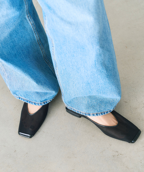 LE TALON（ルタロン）の「《追加2》スクエアトゥキャップセミシアーフラット（その他シューズ・レディース・ブラウン/ブラック×ブラック/ベージュ・22cm/22.5cm/23cm/23.5cm/24cm/24.5cm/25cm）」の14枚目の写真