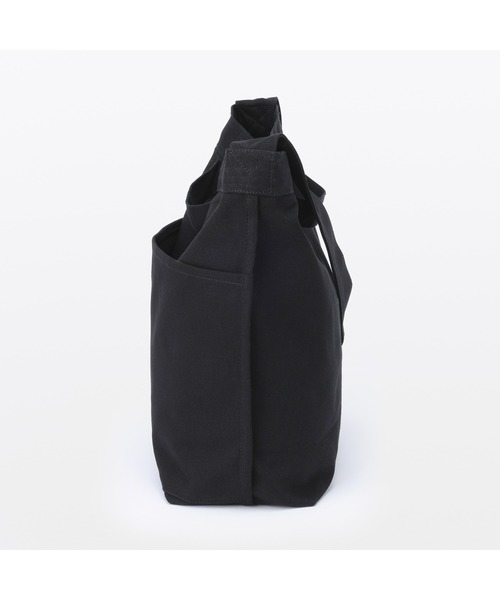 無印良品（ムジルシリョウヒン）の「帆布　ショルダー　トートバッグ（トートバッグ・レディース・ブラック/キャメル/キナリ・FREE）」の18枚目の写真