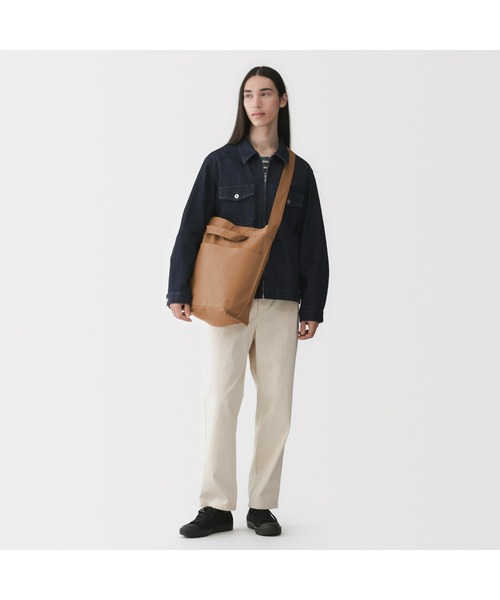 無印良品（ムジルシリョウヒン）の「帆布　ショルダー　トートバッグ（トートバッグ・レディース・ブラック/キャメル/キナリ・FREE）」の21枚目の写真