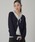 MUHET�i�~���G�[�^�j�́ulayered-look v-neck cardigan/ ���C���[�h��V�l�b�N�J�[�f�B�K���i�J�[�f�B�K��/�{�����j�v�b�l�C�r�[