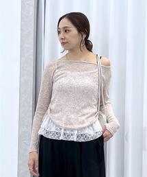 FREE'S MART | ◆メランジドロストレースティアードキャミセット(Tシャツ/カットソー)