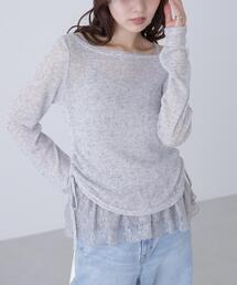 FREE'S MART | ◆メランジドロストレースティアードキャミセット(Tシャツ/カットソー)