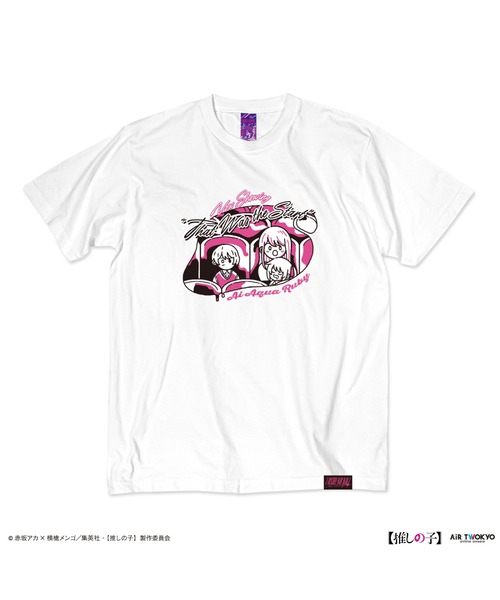 AIR TWOKYO(エアトゥーキョー)の「TVアニメ『【推しの子】』第2弾 モノトーンシーンイラストTシャツ 1(アイ)ホワイト(Tシャツ/カットソー・レディース・ホワイト・SMALL/MEDIUM/LARGE/X-LARGE/XX-LARGE)」の2枚目の写真