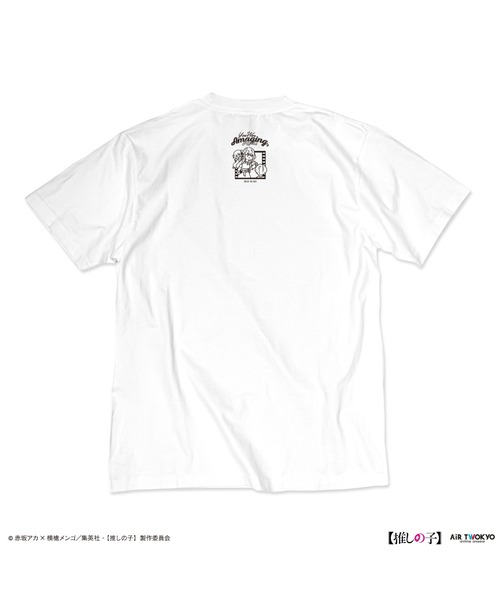 AIR TWOKYO(エアトゥーキョー)の「TVアニメ『【推しの子】』第2弾 モノトーンシーンイラストTシャツ 1(アイ)ホワイト(Tシャツ/カットソー・レディース・ホワイト・SMALL/MEDIUM/LARGE/X-LARGE/XX-LARGE)」の3枚目の写真