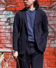 IKKA LOUNGE（イッカラウンジ）の「【雑誌MonoMax4月号掲載】GOKU楽ワークポンチジャケット「小泉孝太郎さん着用モデル」（テーラードジャケット）」