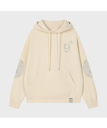 [ユニセックス] アプリケ G フードパーカー_3カラー