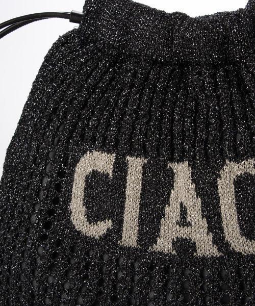 cache cache(カシュ カシュ)の「カシュカシュ cachecache / メッセージラメニット2wayバッグ(トートバッグ・レディース・ホワイト/ブラック・FREE)」の17枚目の写真