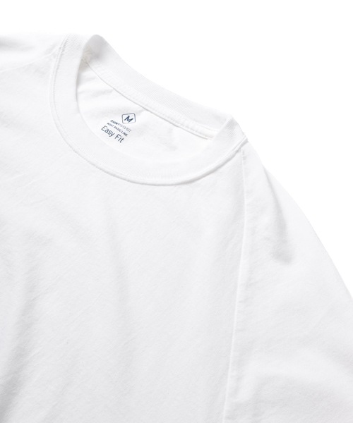 DAILY STANDARD by SANDINISTA（デイリースタンダードバイサンディニスタ）の「Cadet American Cotton Easy Fit Raglan L-S Tee / アメリカコットン使用イージーフィットラグラン長袖Tシャツ（Tシャツ/カットソー・メンズ・チャコール/ホワイト/ブラウン/ブラック・SMALL/MEDIUM/LARGE）」の5枚目の写真