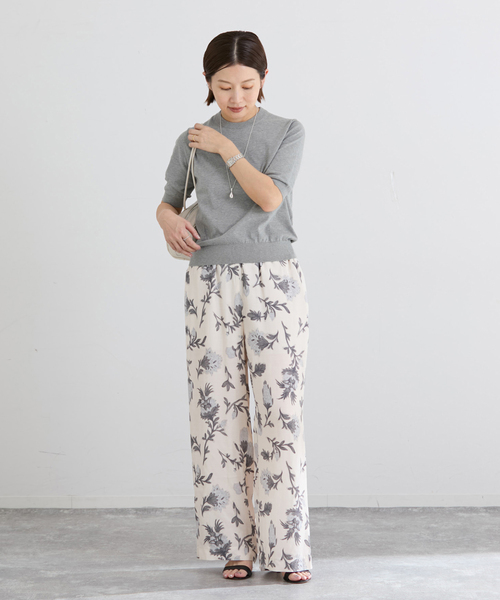 IENA(イエナ)の「《アンサンブル対応/新色あり/追加2》PARIGI プルオーバー(ニット/セーター・レディース・ネイビー/レッド/ライトグレー/ブラック・FREE)」の6枚目の写真