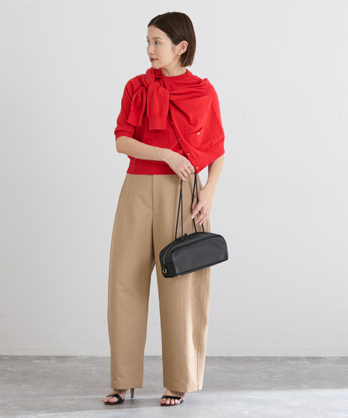 IENA(イエナ)の「《アンサンブル対応/新色あり/追加2》PARIGI プルオーバー(ニット/セーター・レディース・ネイビー/レッド/ライトグレー/ブラック・FREE)」の8枚目の写真