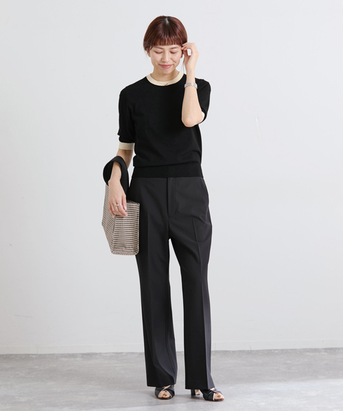 IENA(イエナ)の「《アンサンブル対応/新色あり/追加2》PARIGI プルオーバー(ニット/セーター・レディース・ネイビー/レッド/ライトグレー/ブラック・FREE)」の14枚目の写真