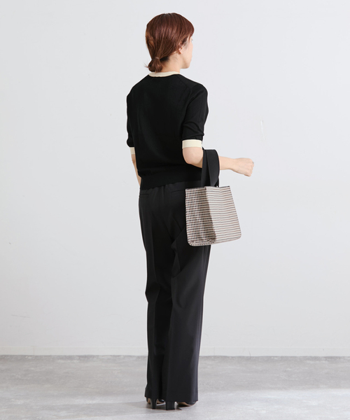 IENA(イエナ)の「《アンサンブル対応/新色あり/追加2》PARIGI プルオーバー(ニット/セーター・レディース・ネイビー/レッド/ライトグレー/ブラック・FREE)」の16枚目の写真