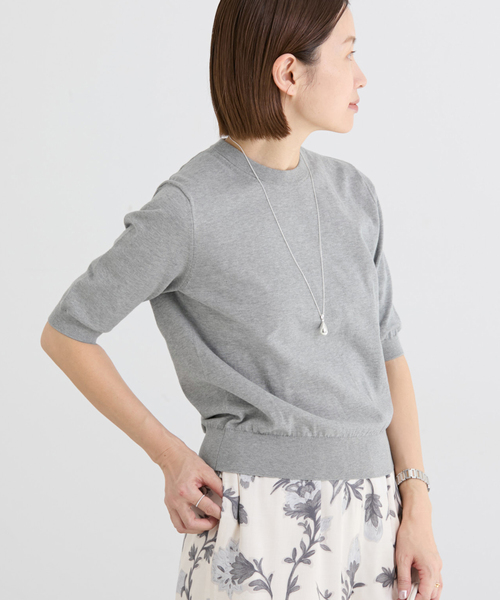 IENA(イエナ)の「《アンサンブル対応/新色あり/追加2》PARIGI プルオーバー(ニット/セーター・レディース・ネイビー/レッド/ライトグレー/ブラック・FREE)」の20枚目の写真