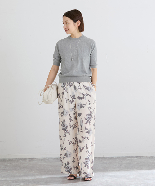 IENA(イエナ)の「《アンサンブル対応/新色あり/追加2》PARIGI プルオーバー(ニット/セーター・レディース・ネイビー/レッド/ライトグレー/ブラック・FREE)」の21枚目の写真