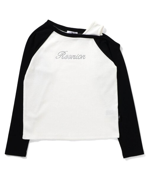 algy（アルジー）の「レイヤード風リブロンT（Tシャツ/カットソー・キッズ・ネイビー/サックスブルー/ブラック・160/150/140/130）」の8枚目の写真