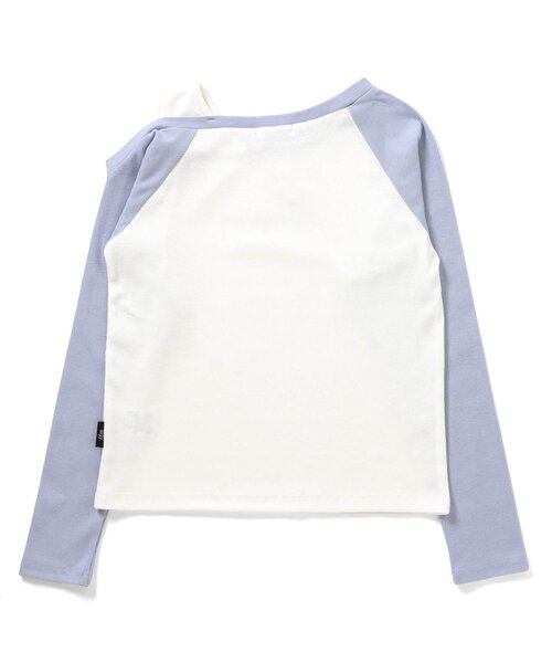 algy（アルジー）の「レイヤード風リブロンT（Tシャツ/カットソー・キッズ・ネイビー/サックスブルー/ブラック・160/150/140/130）」の10枚目の写真