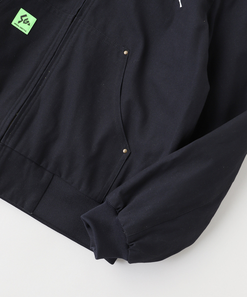 PULP/417EDIFICE(パルプフォーワンセブンエディフィス)の「SPECIAL GUEST / スペシャルゲスト DUCK CANVAS THERMAL HOODED(ブルゾン・メンズ・ブラウン/ネイビー・MEDIUM/LARGE)」の5枚目の写真