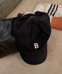 HEILIS（ヘイリス）の「《Chel select》コーデュロイボールキャップ / ワンポイント ワッペン 刺繍  シンプル カジュアル ノームコア 無地 韓国 ベージュ ブラウン ブラック コーデュロイ 茶 黒（キャップ）」