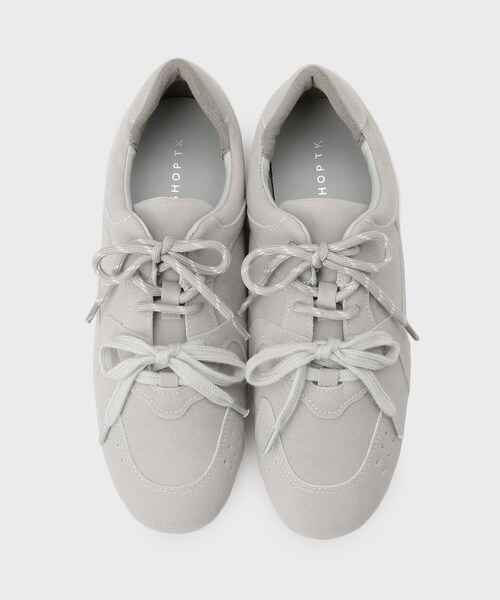 THE SHOP TK （ザ ショップ ティーケー ）の「ダブルリボンスニーカー（スニーカー・レディース・アイボリー/ブラック・35/45）」の6枚目の写真