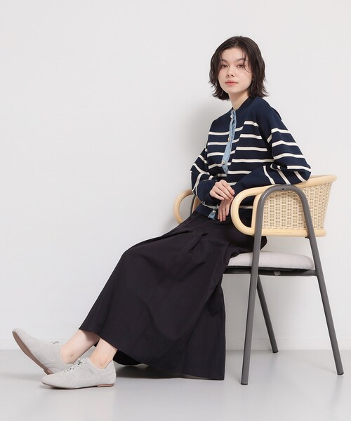 THE SHOP TK （ザ ショップ ティーケー ）の「ダブルリボンスニーカー（スニーカー・レディース・アイボリー/ブラック・35/45）」の11枚目の写真