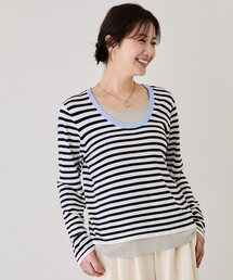 Jayro | レイヤーニットプルオーバー(ニット/セーター)