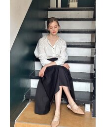 Lautre Elene Black Flared Skirt
