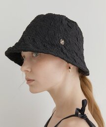 HALDEN（ハルデン）の「atypical embo bucket hat (C021_black)（ハット）」