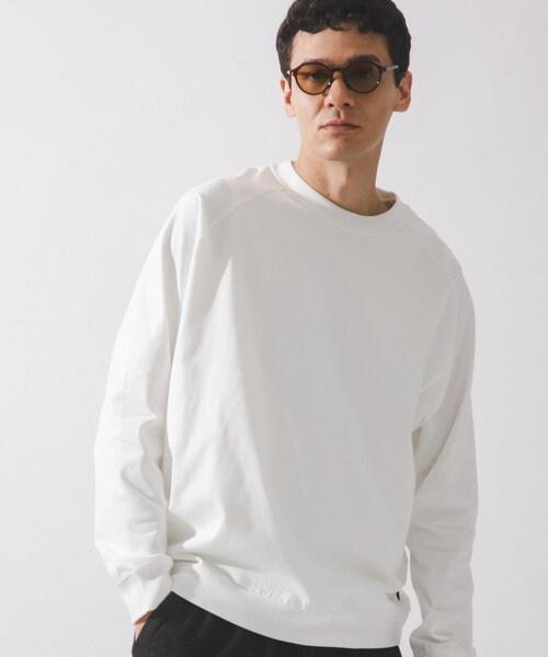 URBAN RESEARCH Sonny Label（アーバンリサーチサニーレーベル）の「ハイスペラグランロングスリーブTシャツ（Tシャツ/カットソー・メンズ・チャコールグレー/オフホワイト/ブラウン/ブラック・LARGE/MEDIUM/SMALL）」の2枚目の写真