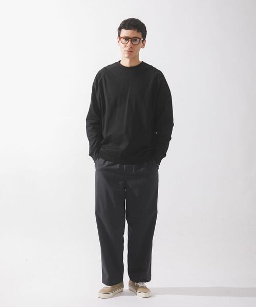 URBAN RESEARCH Sonny Label（アーバンリサーチサニーレーベル）の「ハイスペラグランロングスリーブTシャツ（Tシャツ/カットソー・メンズ・チャコールグレー/オフホワイト/ブラウン/ブラック・LARGE/MEDIUM/SMALL）」の21枚目の写真